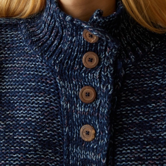 Anthropologie Pilcro Mega Henley Sweater - Picture 3 of 5